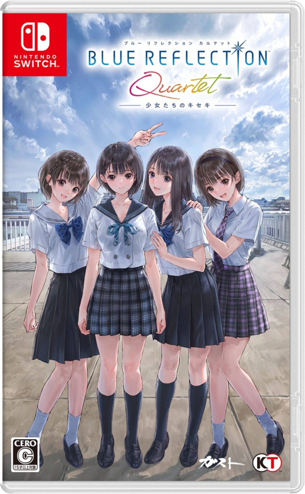 BLUE REFLECTION Quartet: 少女たちのキセキ 通常版 B2布ポスター付き【お宝創庫オンラインストア専売】