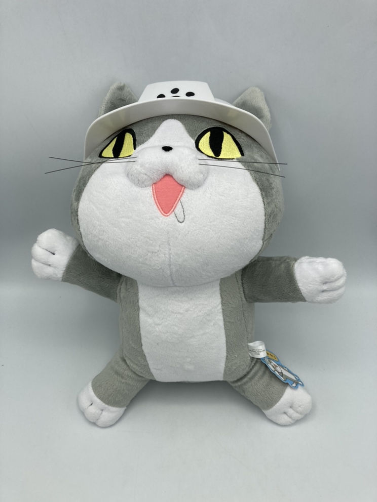 現場猫のぬいぐるみ(寝そべり