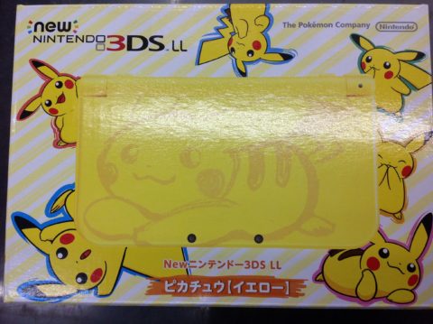 Newニンテンドー3DS LL ピカチュウ【イエロー】買取しました！