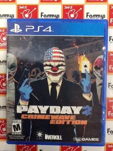 海外版PS4ソフト　PAYDAY2　買取しました！