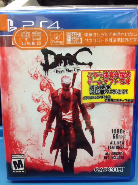 PS4版のDMC Devil May Cry(北米版)が来ました！