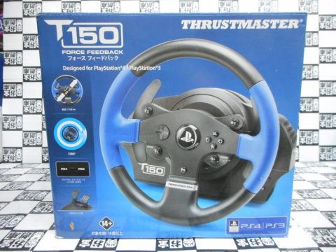 PS4/PS3/PC対応ステアリングコントローラ「Thrustmaster T150 Force Feedback Racing Wheel」買取しました!!