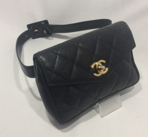 CHANEL シャネル キャビアスキン マトラッセ ウエストポーチ 買取しました!! 西尾店