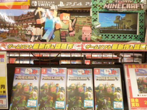 【新作】6月21日発売！ニンテンドースイッチ『Minecraft（マインクラフト）』好評発売中♪