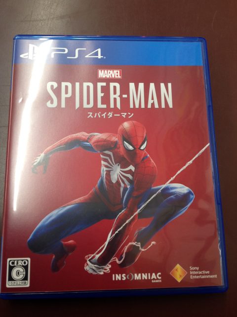 PS4ソフト「スパイダーマン」買取しました！