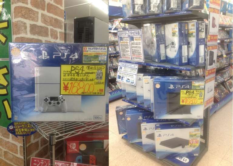 中古PS4本体も値下げです！