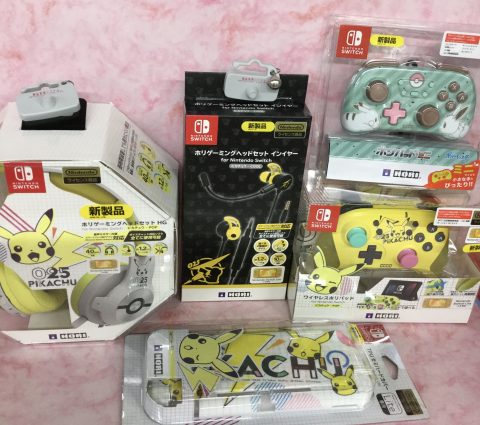 新商品　Switchパーツ★ポケモン　入荷