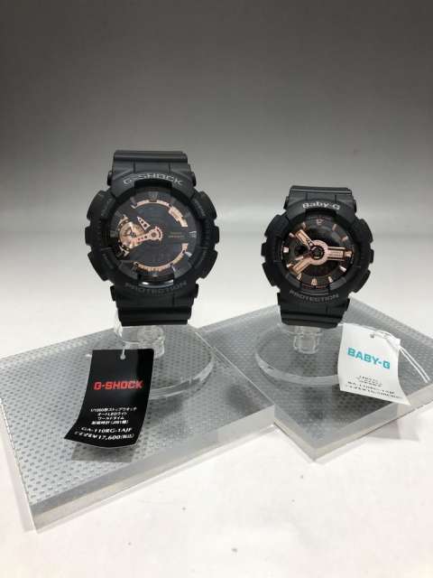 G-SHOCK GA-110RG-1AJF/BA-110RG-1AJF ペアウォッチ　買取しました！