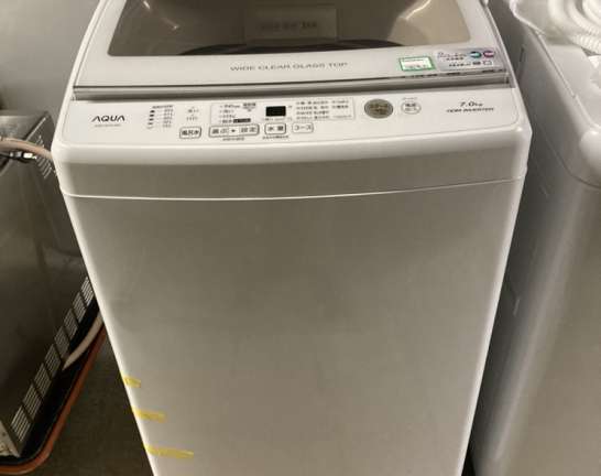 aqua　ガラストップコート洗濯機　出張買取しました！