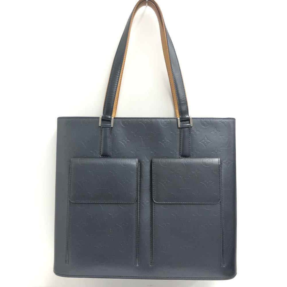 美品 ルイヴィトン モノグラムマット レザー ウィルウッド トートバッグ LOUIS VUITTON】ルイヴィトン『モノグラム マット ウィルウッド
