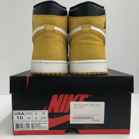 NIKE AIR JORDAN 1 RETRO HIGH OG “Yellow Ochre” AJ1 28cm　買取しました！