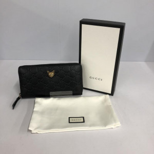 GUCCI キャットスタッズ ラウンドジップ 長財布　買取しました！