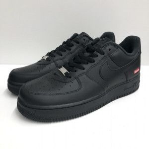 NIKE×Supreme ナイキ シュプリーム AIR FORCE 1 LOW BLACK 黒 サイズ ...