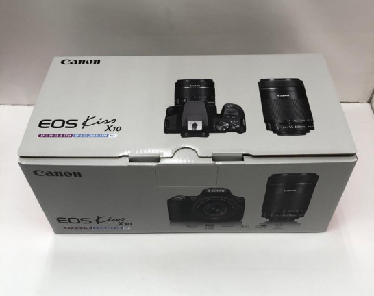 Canon EOS Kiss X10 ダブルズームキット キャノン　買取しました！