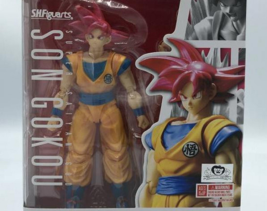 バンダイ S.H.Figuarts スーパーサイヤ人ゴッド孫悟空 魂WEB限定　買取しました！