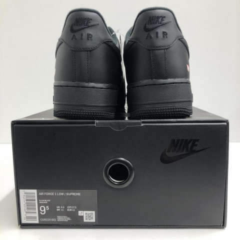 supreme nike air force 1 black 黒　27.5cm