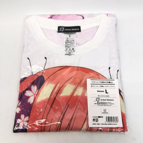 Armabianca 五等分の花嫁 中野二乃 フルグラフィックTシャツ 桜和装ver. Lサイズ　買取しました！