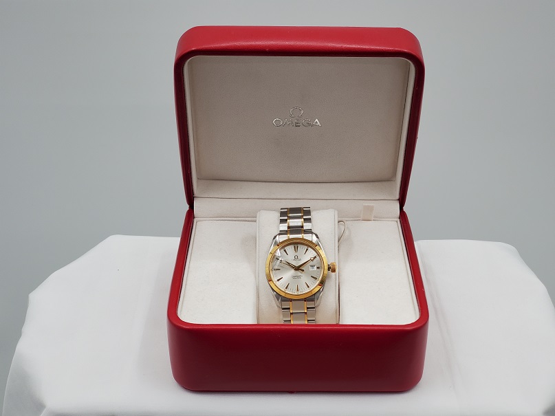 オメガ シーマスター アクアテラ 2318.30 コンビ 買取しました