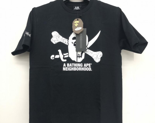 A BATHING APE×NEIGHBORHOOD アベイシングエイプ ネイバーフッド 19SS NHBP TEE SS Tシャツ ブラック サイズM　買取しました！