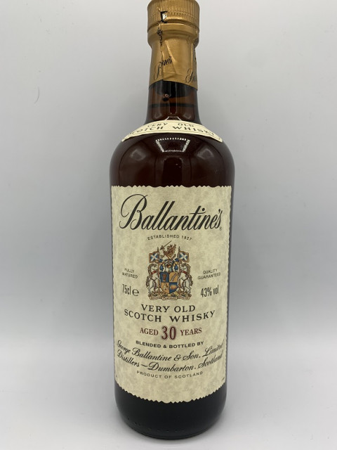 Ballantine’s バランタイン 30年 Very Old ベリーオールド　買取しました！