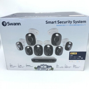 SWANN スマートセキュリティシステム 4Kカメラ 防犯カメラ 8台カメラ 警告ライト 動体感知　買取しました！