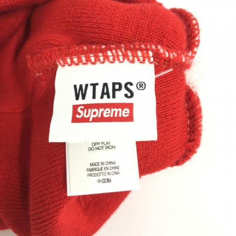 Supreme シュプリーム × WTAPS ダブルタップス 21FW ニット帽 赤 白 Beanie ビーニー　買取しました！