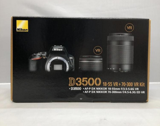 Nikon D3500 ダブルズームキット ニコン  デジタル一眼カメラ　買取しました！