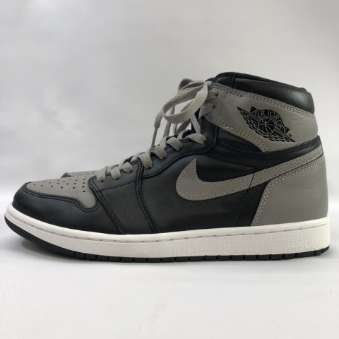 NIKE ナイキ AIR JORDAN1 RETRO HIGH SHADOW 28cm グレー×ブラック 箱あり　買取りしました！