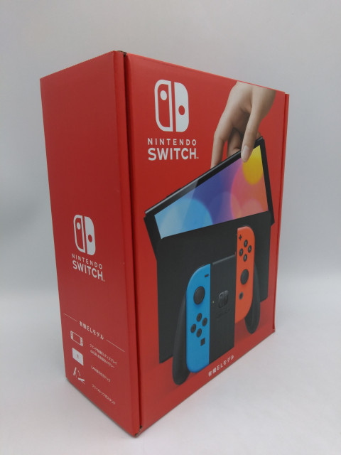 Nintendo Switch本体(有機ELモデル) Joy-Con(L)ネオンブルー(R)ネオンレッド　買取しました！
