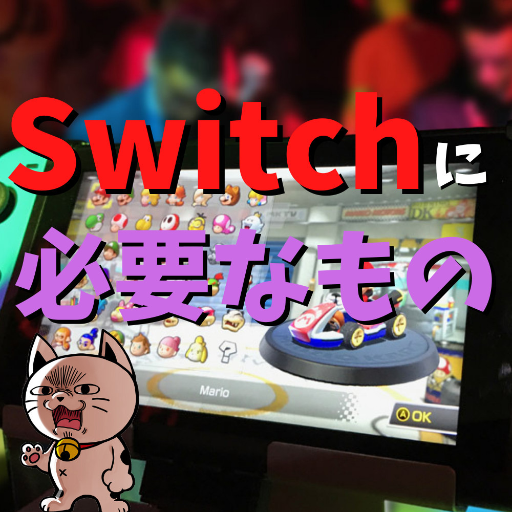 【快適】NintendoSwitchで遊ぶために必要なものを紹介！