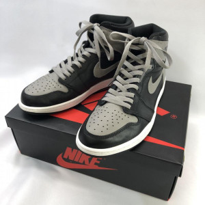 NIKE ナイキ AIR JORDAN1 RETRO HIGH SHADOW 28cm グレー×ブラック 箱あり　買取りしました！