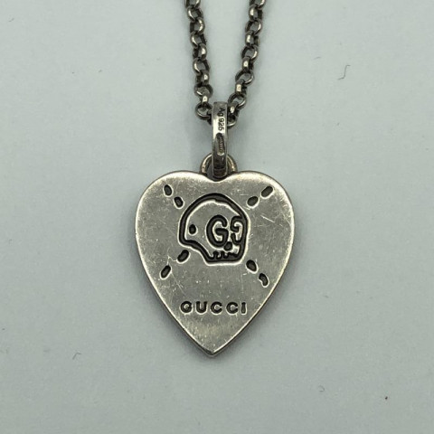 GUCCI グッチ ゴースト ハートネックレス シルバー Ag925　買取しました！