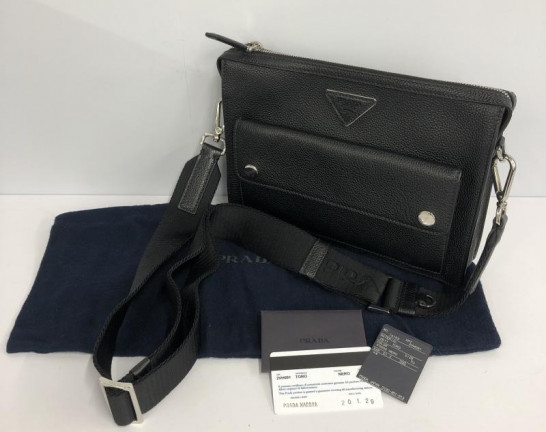 PRADA プラダ レザー 2wayバッグ 黒　買取しました！