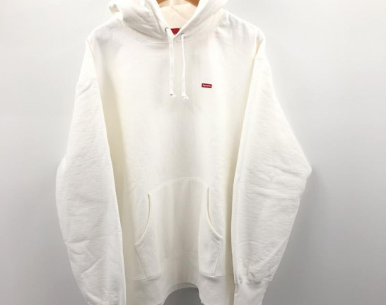 Supreme シュプリーム 21FW スモールボックスロゴパーカー L 白 Small Box Logo Hooded Sweatshirt　買取しました！