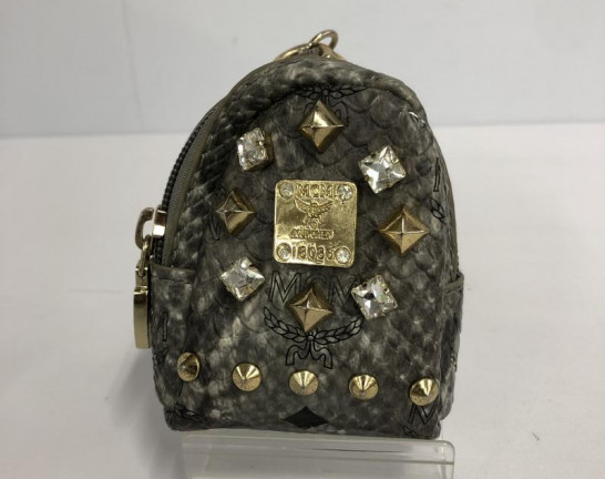 MCM エムシーエム リュック型 キーホルダー グレー チャーム　買取しました！