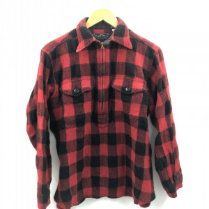 REAL McCOYS リアルマッコイ 8 HOUR UNION ハーフジップシャツ 15 赤 チェック バッファローチェック　買取しました！