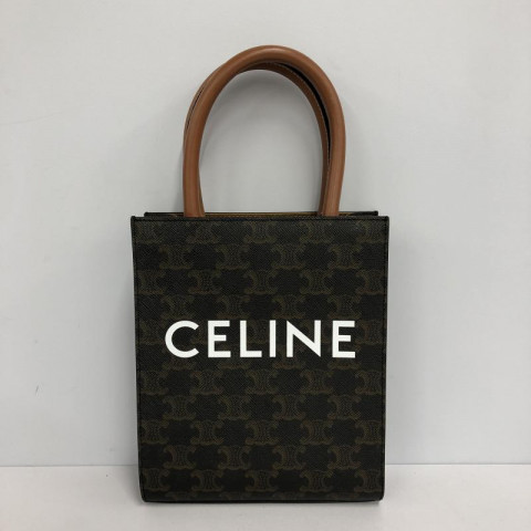 CELINE セリーヌトリオンフ ミニバーティカルカバ ブラウン　買取しました！