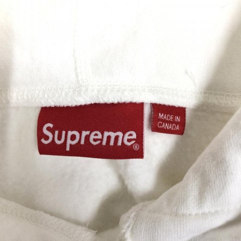 supreme Box Logo Hooded Sweatshirt 白　Ｌ