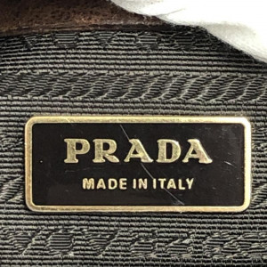 PRADA プラダ シュリンクレザー ハンドバッグ ブラウン　買取しました！