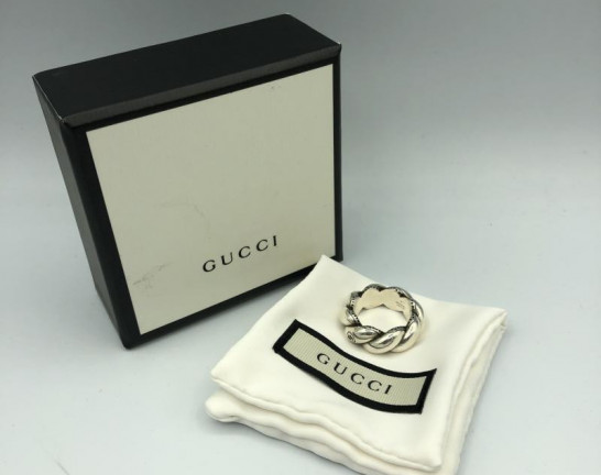 GUCCI グッチ ツイストガーデンリング 19 シルバー Ag925　買取しました！