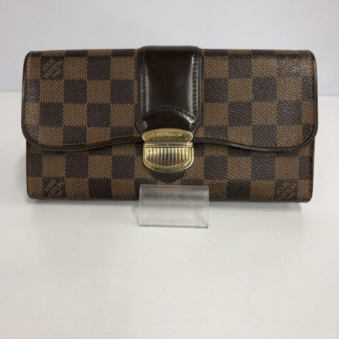 LOUIS VUITTON ルイ・ヴィトン ポルトフォイユ・システィナ ダミエ・エベヌ 茶　買取しました！