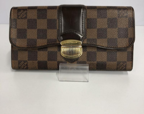 LOUIS VUITTON ルイ・ヴィトン ポルトフォイユ・システィナ ダミエ・エベヌ 茶　買取しました！