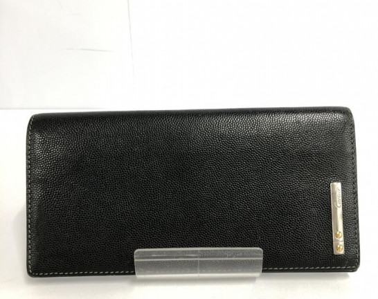 Cartier カルティエ サントス 二つ折り長財布 黒　買取しました！