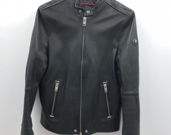 DIESEL TIMELESS ディーゼル シングルライダースジャケット L 黒 ラムスキン レザー　買取しました！