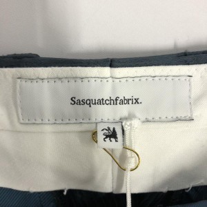 Sasquatchfabrix. サスクワッチファブリックス SIWA WIDE SILHOUETTE SLACKS BLUE GREEN S 緑 スラックス　買取しました！