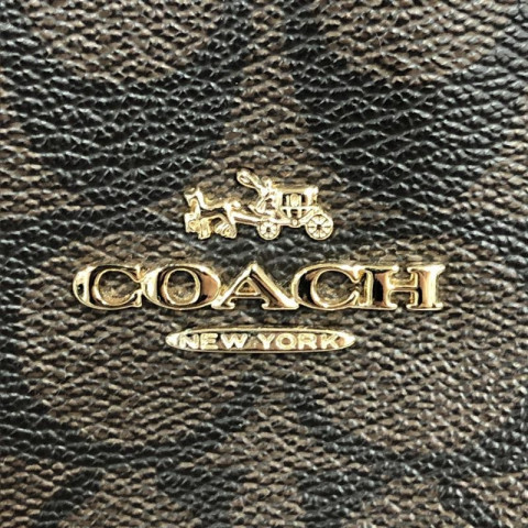 COACH コーチ シグネチャー トートバッグ ブラウン ピンク　買取しました！