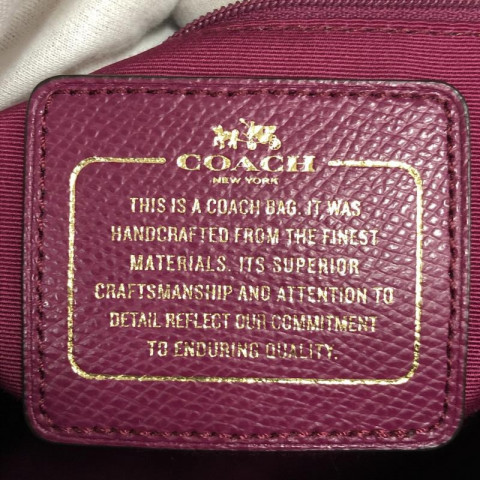 COACH コーチ シグネチャー トートバッグ ブラウン ピンク　買取しました！