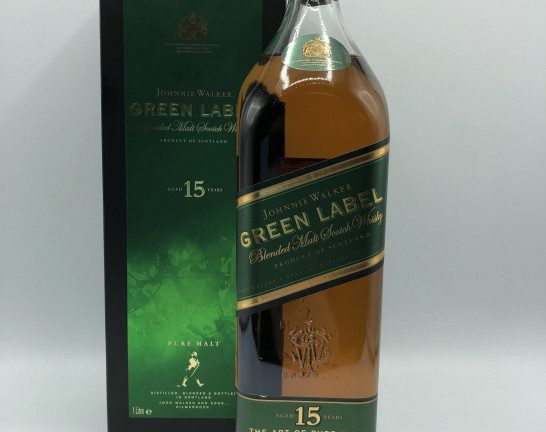 JOHNNIE WALKER ジョニーウォーカー グリーンラベル 15年 700ml　買取しました！