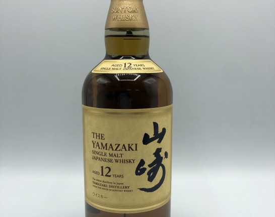 サントリー 山崎 シングルモルト 12年 700ml　買取しました！