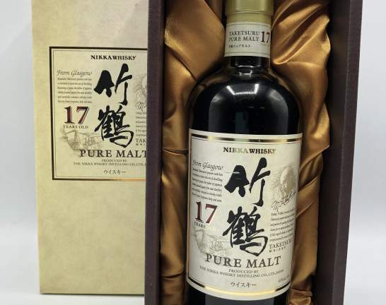 竹鶴 ピュアモルト17年 700ml　買取しました！